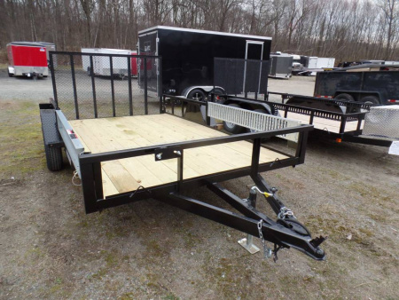 New 7X12 Open Trailer, The Perfect all around trailer, Load from Back, Load from the side! ID#013534