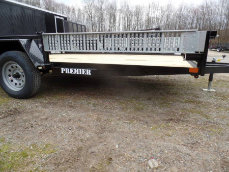 New 7X12 Open Trailer, The Perfect all around trailer, Load from Back, Load from the side! ID#013534
