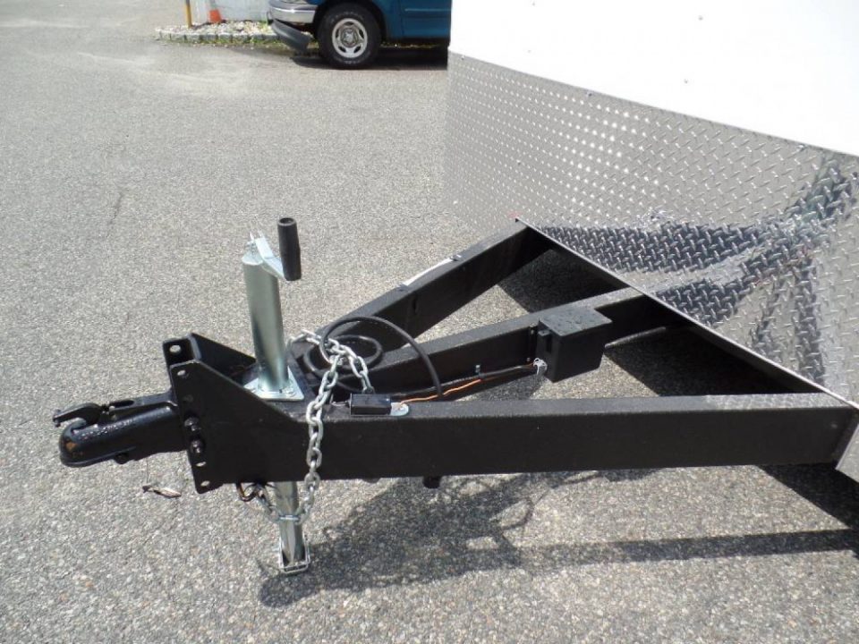 New OUR BEST Enclosed Landscape Trailer 8.5X20, with Patented no Flap Ramp, Heavy Duty.