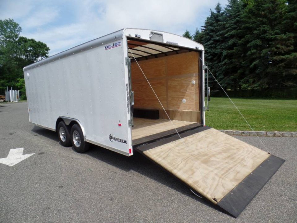 New OUR BEST Enclosed Landscape Trailer 8.5X20, with Patented no Flap Ramp, Heavy Duty.