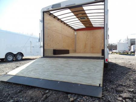 New OUR BEST Enclosed Landscape Trailer 8.5X20, with Patented no Flap Ramp, Heavy Duty.