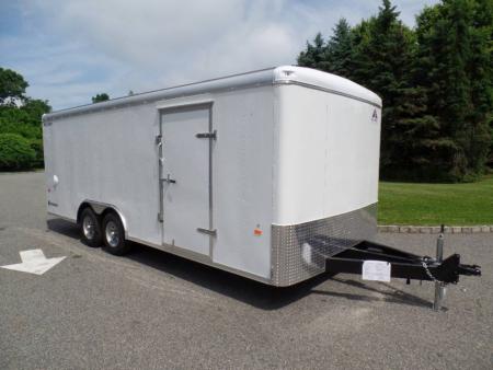 New OUR BEST Enclosed Landscape Trailer 8.5X20, with Patented no Flap Ramp, Heavy Duty.