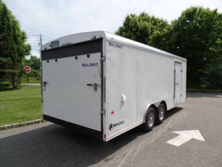 New OUR BEST Enclosed Landscape Trailer 8.5X20, with Patented no Flap Ramp, Heavy Duty.