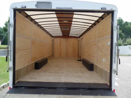 New OUR BEST Enclosed Landscape Trailer 8.5X20, with Patented no Flap Ramp, Heavy Duty.