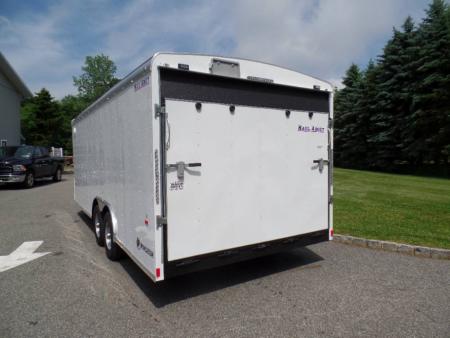New OUR BEST Enclosed Landscape Trailer 8.5X20, with Patented no Flap Ramp, Heavy Duty.