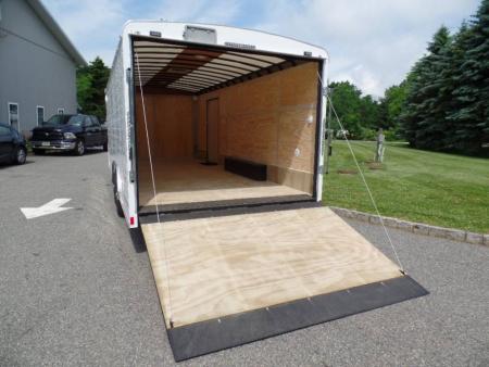 New OUR BEST Enclosed Landscape Trailer 8.5X20, with Patented no Flap Ramp, Heavy Duty.