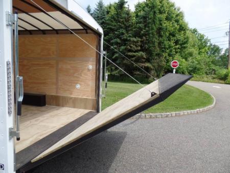 New OUR BEST Enclosed Landscape Trailer 8.5X20, with Patented no Flap Ramp, Heavy Duty.