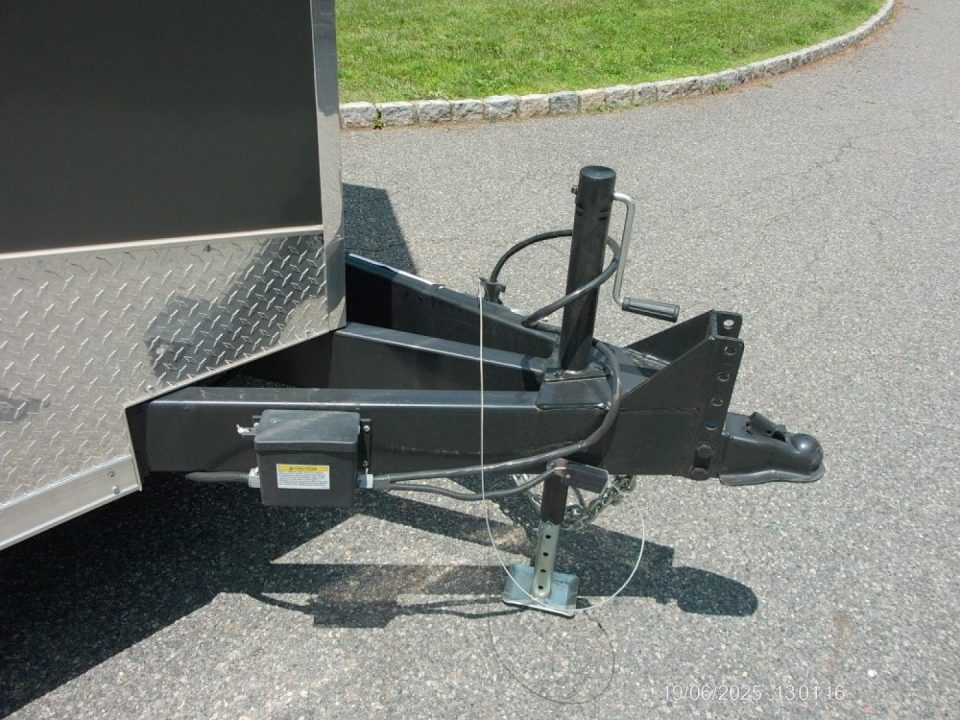 New US-CARGO 8.5X24 Enclosed Car Trailer this is exciting! 2026 BEST PRICE WITH A BIG ESCAPE DOOR with REMOVABLE FENDER! ID#096190