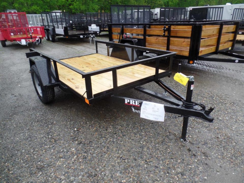 New PREMIER BRAND, 5X8 and 5X10  Heavy Duty Home Owner / Professional Grade Little Trailers with Big Axle and Tires, and Heavy Duty Frame