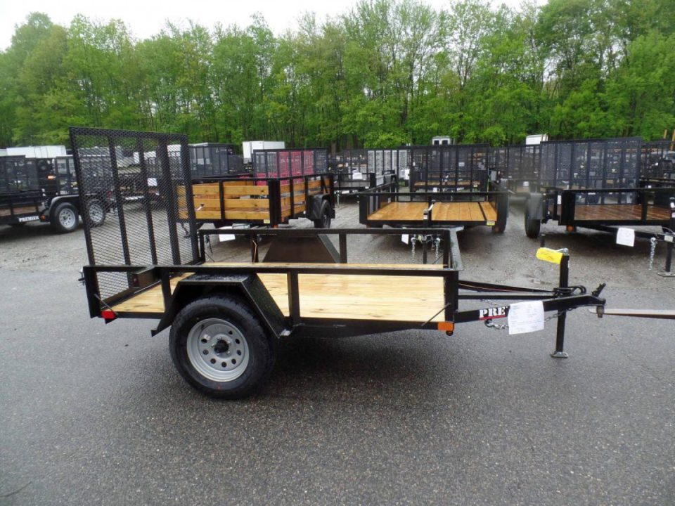 New PREMIER BRAND, 5X8 and 5X10  Heavy Duty Home Owner / Professional Grade Little Trailers with Big Axle and Tires, and Heavy Duty Frame