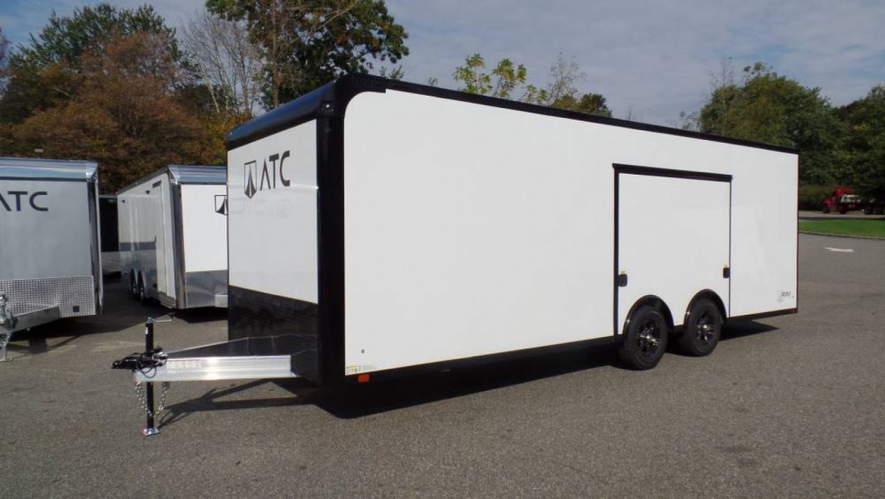 New EXAMPLE / ATC Enclosed Car Trailer, Aluminum 8.5X24 7 ft. interior height, 9,990 lb. GVWR, 300 series NEW 2024 Model Year, ID#232087