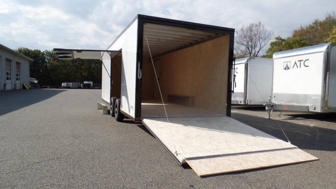 New EXAMPLE / ATC Enclosed Car Trailer, Aluminum 8.5X24 7 ft. interior height, 9,990 lb. GVWR, 300 series NEW 2024 Model Year, ID#232087