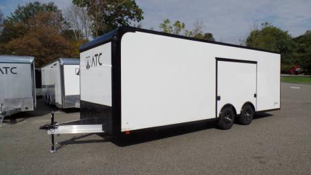 New EXAMPLE / ATC Enclosed Car Trailer, Aluminum 8.5X24 7 ft. interior height, 9,990 lb. GVWR, 300 series NEW 2024 Model Year, ID#232087