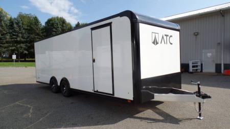 New EXAMPLE / ATC Enclosed Car Trailer, Aluminum 8.5X24 7 ft. interior height, 9,990 lb. GVWR, 300 series NEW 2024 Model Year, ID#232087