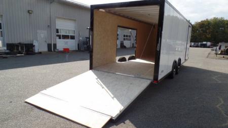 New EXAMPLE / ATC Enclosed Car Trailer, Aluminum 8.5X24 7 ft. interior height, 9,990 lb. GVWR, 300 series NEW 2024 Model Year, ID#232087