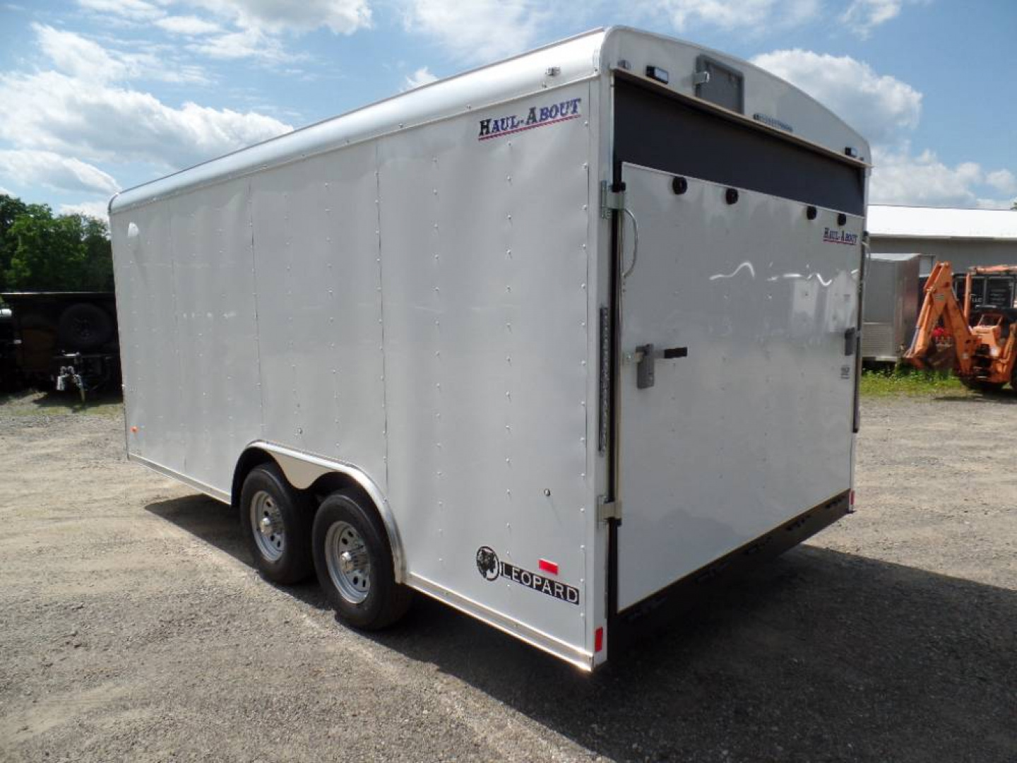 New Haul-About, Our BEST Enclosed Landscape Trailer, Patented Tapered Fast Load no flap ramp, extra framing. 8.5X16, 9,990 GVWR ID# 015710
