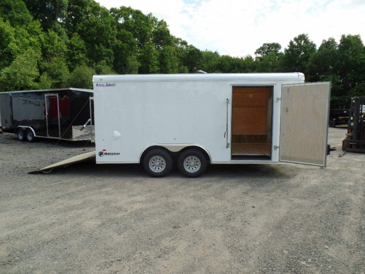 New Haul-About, Our BEST Enclosed Landscape Trailer, Patented Tapered Fast Load no flap ramp, extra framing. 8.5X16, 9,990 GVWR ID# 015710