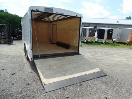 New Haul-About, Our BEST Enclosed Landscape Trailer, Patented Tapered Fast Load no flap ramp, extra framing. 8.5X16, 9,990 GVWR ID# 015710
