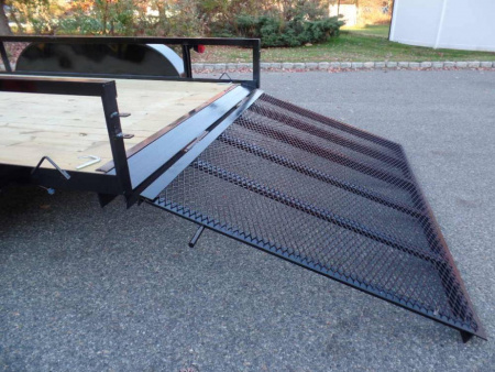 New 12 ft. Tandem Axle Open Landscape / Utility Trailers 64 wide deck X 12 ft. long deck.  7,000 lb.GVWR Easy Loading