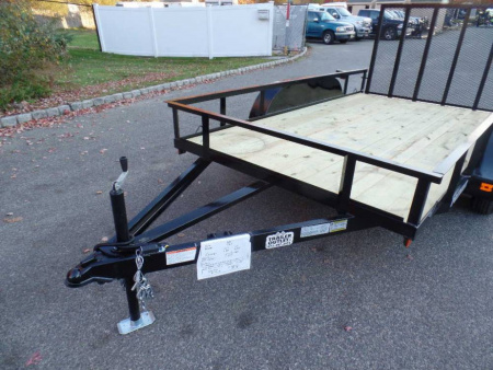 New 12 ft. Tandem Axle Open Landscape / Utility Trailers 64 wide deck X 12 ft. long deck.  7,000 lb.GVWR Easy Loading