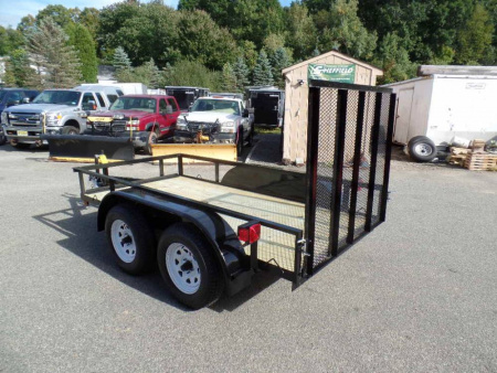 New 5 X 10 , 2 Axle Utility Trailer,  7,000 lb. GVWR.  #012233