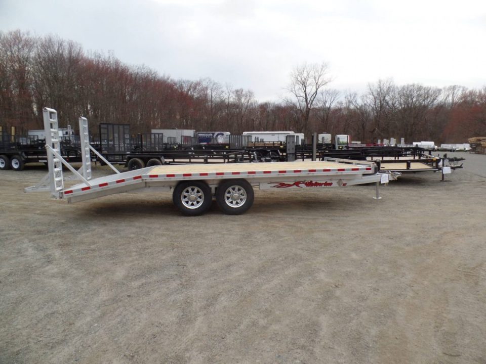New WOLVERINE BRAND, DECK OVER EQUIPMENT TRAILER, 8.5x20 FT. DECK, 14,000 lb. GVWR, Payload Rated 10,660 lbs. Empty Weight 3,340 lbs. ID# 057250