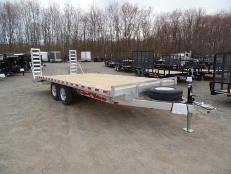 New WOLVERINE BRAND, DECK OVER EQUIPMENT TRAILER, 8.5x20 FT. DECK, 14,000 lb. GVWR, Payload Rated 10,660 lbs. Empty Weight 3,340 lbs. ID# 057250