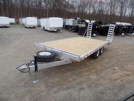 New WOLVERINE BRAND, DECK OVER EQUIPMENT TRAILER, 8.5x20 FT. DECK, 14,000 lb. GVWR, Payload Rated 10,660 lbs. Empty Weight 3,340 lbs. ID# 057250