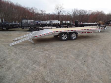 New WOLVERINE BRAND, DECK OVER EQUIPMENT TRAILER, 8.5x20 FT. DECK, 14,000 lb. GVWR, Payload Rated 10,660 lbs. Empty Weight 3,340 lbs. ID# 057250