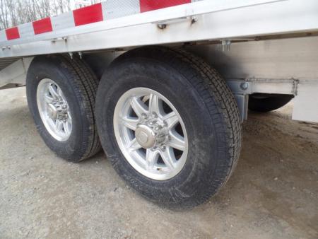 New WOLVERINE BRAND, DECK OVER EQUIPMENT TRAILER, 8.5x20 FT. DECK, 14,000 lb. GVWR, Payload Rated 10,660 lbs. Empty Weight 3,340 lbs. ID# 057250