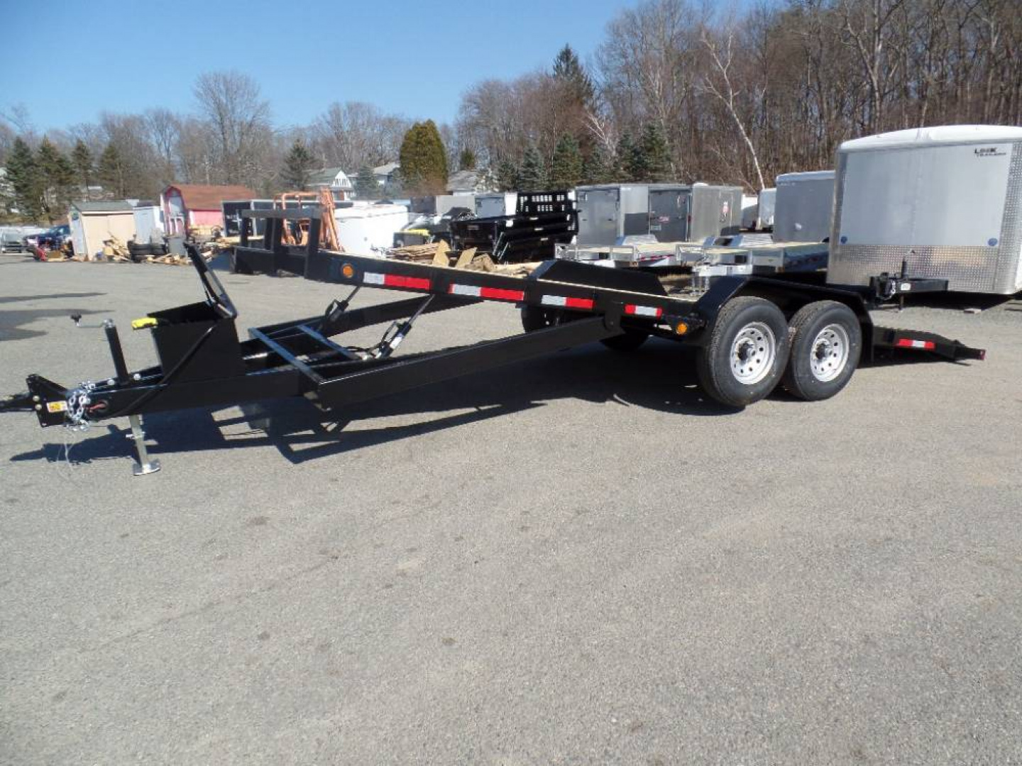 New TILT LOAD Equipment Trailer 7X20, 14,000 lb. GVWR