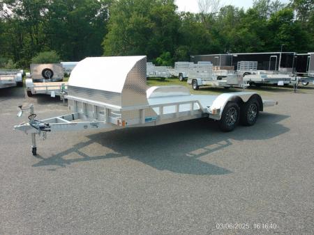 New ALCOM / Aluminum 1,400 lbs. Empty Weight ! Open Car Trailer , $8,995 without stone guard. ,