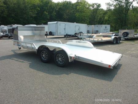 New ALCOM / Aluminum 1,400 lbs. Empty Weight ! Open Car Trailer , $8,995 without stone guard. ,