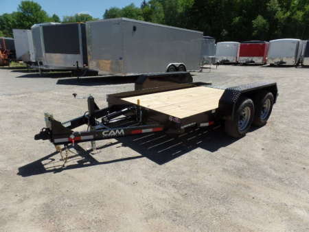 New EXAMPLE / 12 ft Deck Length Tilt Load Trailers, great for skid-steers, scissor lifts, forklift. CAM Superline Brand Model P5CAM612FTT