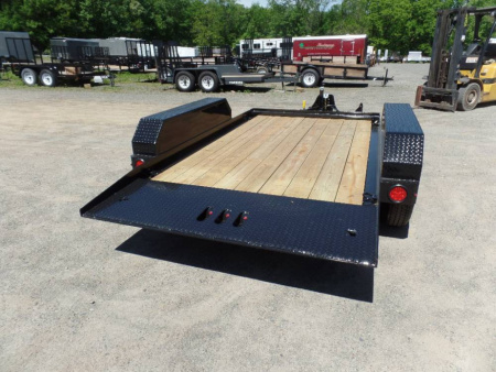 New EXAMPLE / 12 ft Deck Length Tilt Load Trailers, great for skid-steers, scissor lifts, forklift. CAM Superline Brand Model P5CAM612FTT