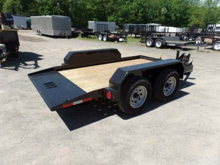New EXAMPLE / 12 ft Deck Length Tilt Load Trailers, great for skid-steers, scissor lifts, forklift. CAM Superline Brand Model P5CAM612FTT