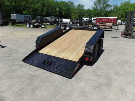 New EXAMPLE / 12 ft Deck Length Tilt Load Trailers, great for skid-steers, scissor lifts, forklift. CAM Superline Brand Model P5CAM612FTT