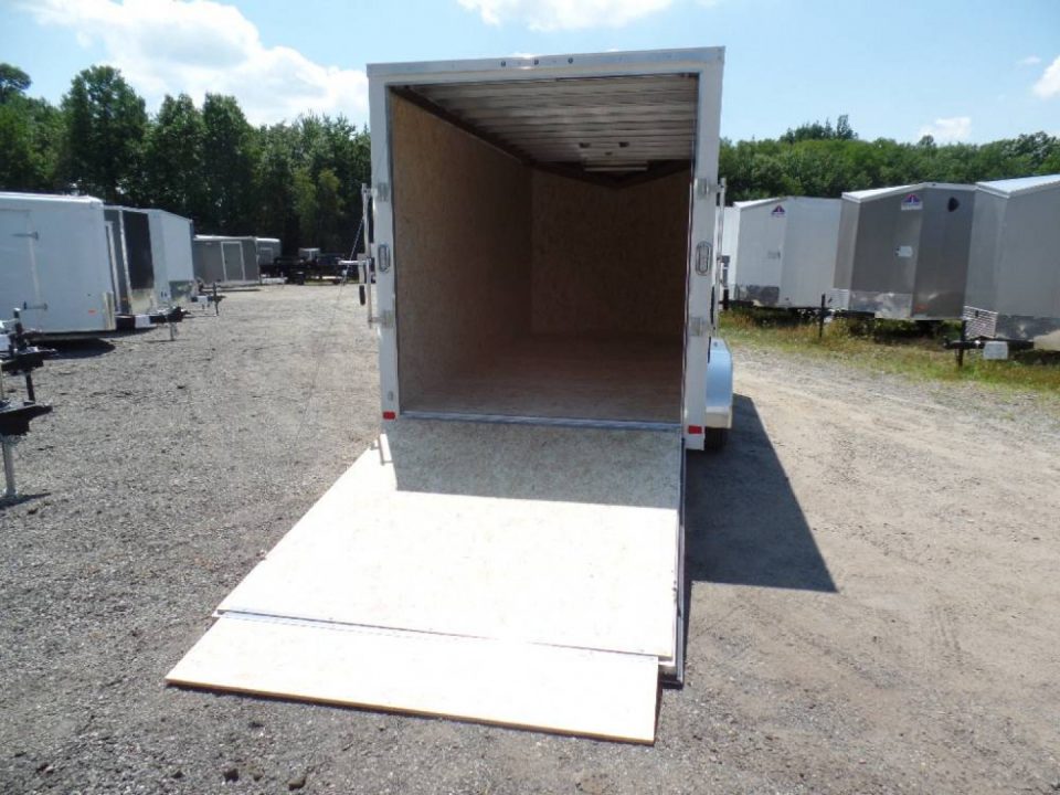New ATC Brand, Model ST400-7X16+2 V nose  Enclosed Aluminum Frame Trailer 7 ft. interior height., 7,700 lb. GVWR. , 1,950 lbs. Empty Weight ID# 233363