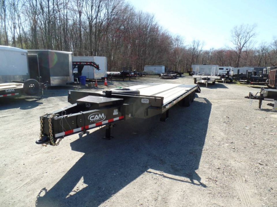 New EXAMPLE / 8 TON PAYLOAD DECK OVER EQUIPMENT TRAILER, CAM Superline Brand, 22,500 lb. GVWR, Payload 16,350 lbs. our ID # 541947