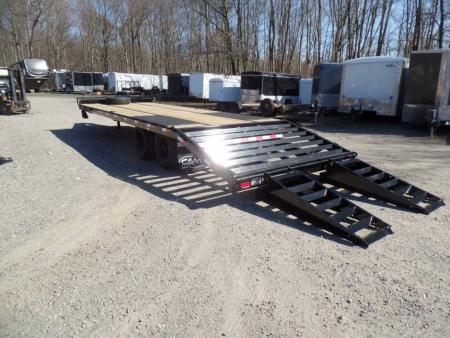 New EXAMPLE / 8 TON PAYLOAD DECK OVER EQUIPMENT TRAILER, CAM Superline Brand, 22,500 lb. GVWR, Payload 16,350 lbs. our ID # 541947