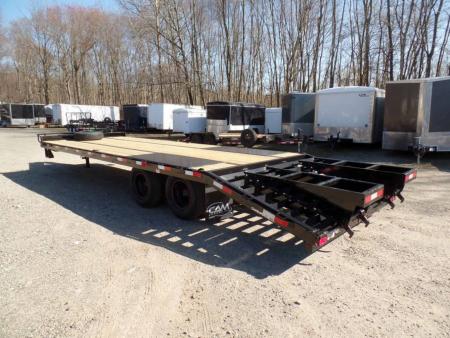 New EXAMPLE / 8 TON PAYLOAD DECK OVER EQUIPMENT TRAILER, CAM Superline Brand, 22,500 lb. GVWR, Payload 16,350 lbs. our ID # 541947