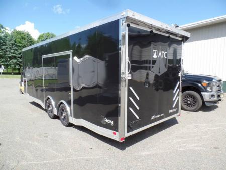 New 2025 ATC EXAMPLE / ATC Enclosed 8.5X24 Car Trailer, Aluminum Frame, Big Escape Door, Finished Interior,LifeTrac System! ID# 232432 Enclosed Car / Racing Trailer