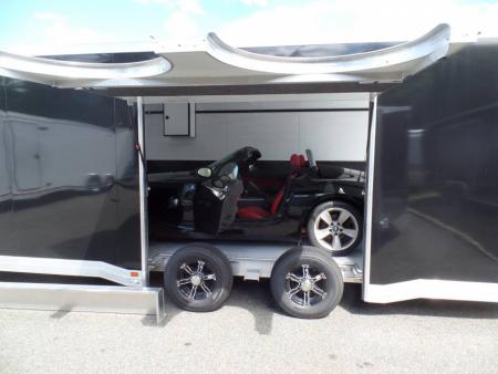 New 2025 ATC EXAMPLE / ATC Enclosed 8.5X24 Car Trailer, Aluminum Frame, Big Escape Door, Finished Interior,LifeTrac System! ID# 232432 Enclosed Car / Racing Trailer