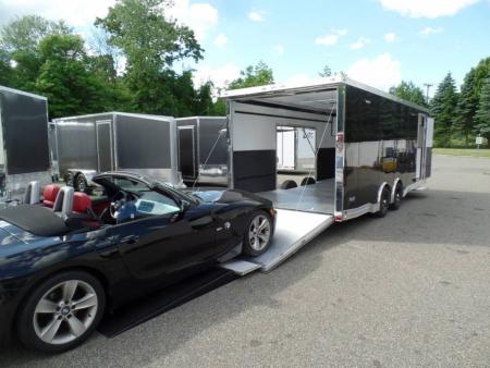 New 2025 ATC EXAMPLE / ATC Enclosed 8.5X24 Car Trailer, Aluminum Frame, Big Escape Door, Finished Interior,LifeTrac System! ID# 232432 Enclosed Car / Racing Trailer