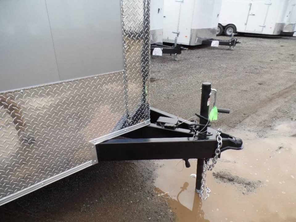 New EXAMPLE / Two Tone Exterior, 8.5X20 Enclosed Car Trailer 9,990 GVWR , V nose, 7 ft. Int ht. ID#027189