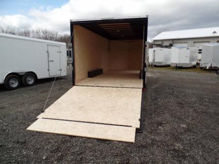 New EXAMPLE / Two Tone Exterior, 8.5X20 Enclosed Car Trailer 9,990 GVWR , V nose, 7 ft. Int ht. ID#027189