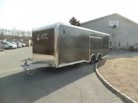 New Example / 2025 ATC ATC 8.5X24 Car Trailer, RM400 Model with Best Value Select Options! Charcoal Gray ID#234598