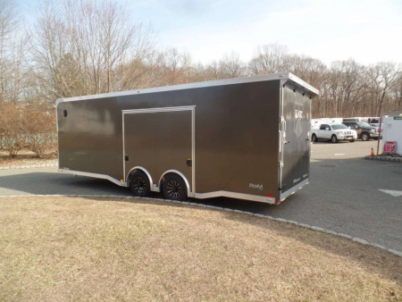New Example / 2025 ATC ATC 8.5X24 Car Trailer, RM400 Model with Best Value Select Options! Charcoal Gray ID#234598