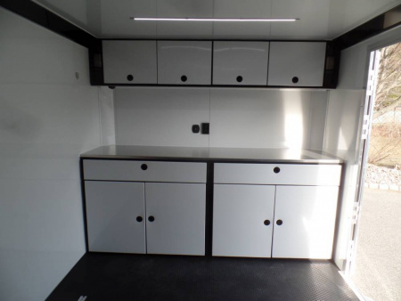 New Example / 2025 ATC ATC 8.5X24 Car Trailer, RM400 Model with Best Value Select Options! Charcoal Gray ID#234598