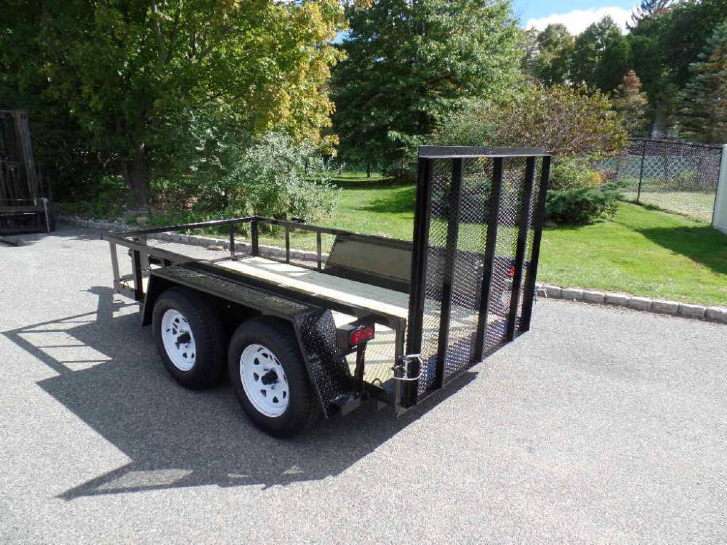 New Small But Mighty 5X10 Utility Trailer, Very Low Deck Height to load Scissorlift, Mini Skid Steer, Stump Grinder.